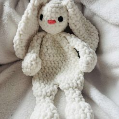 Crochet Dog : Handmade Chenille Velvet Plush Toy