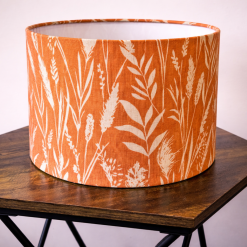 Wild Grasses handmade lampshade