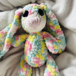 Crochet Dog : Handmade Chenille Velvet Plush Toy