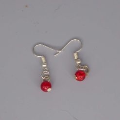 rainbow stripe Beaded Earrings length 2.2cm width 8mm