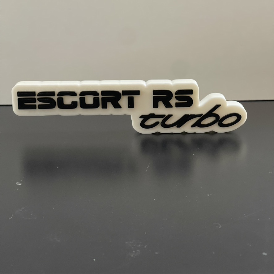 3D Ford Fiesta Focus ST badge Yellow Wall Shelf Desk Standing Decorative Plaque Gift 3D Ford Fiesta Focus ST badge Yellow Wall Shelf Desk Standing Decorative Plaque Gift