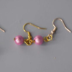 rainbow stripe Beaded Earrings length 2.2cm width 8mm