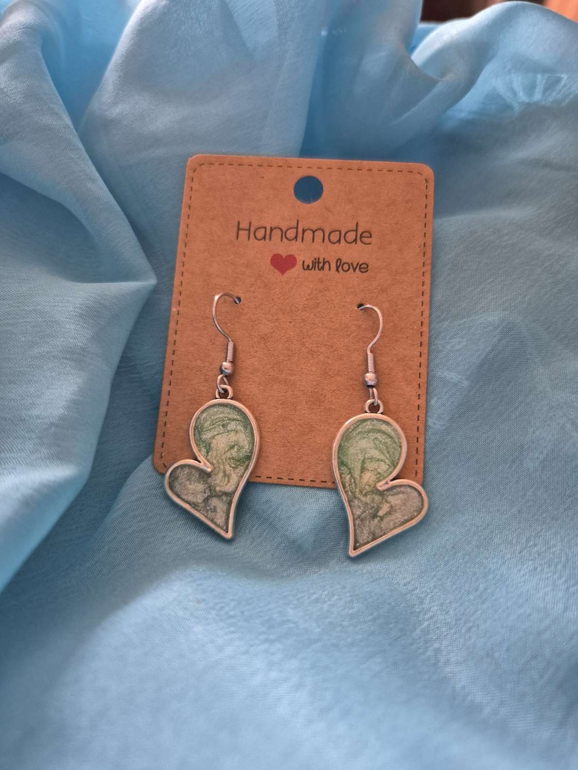 17757348343128162056671849120865 Hand made Large heart drop earrings (Copy) 1