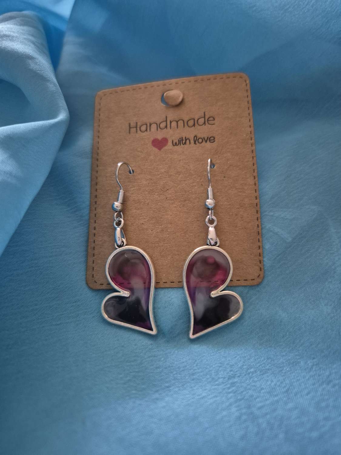 Hand made Large heart drop earrings (Copy) (Copy) (Copy) Hand made Large heart drop earrings (Copy) (Copy) (Copy)