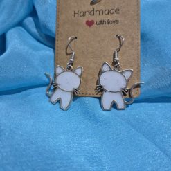 Hand made Cat earrings (Copy)