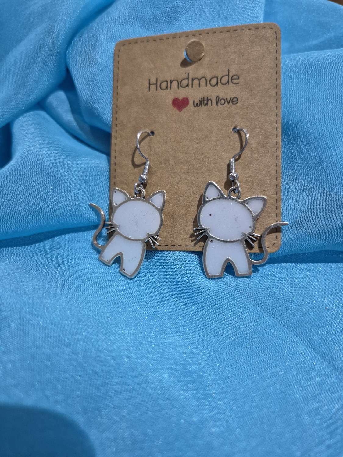 Hand made Cat earrings (Copy) Hand made Cat earrings (Copy)