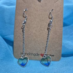 Hand made long drop earrings (Copy)