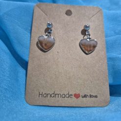 Small heart shaped stud earrings (Copy)