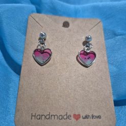 Small heart shaped stud earrings (Copy)