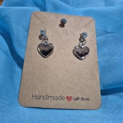 Small heart shaped stud earrings (Copy)