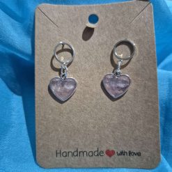 Small heart shape drop earrings (Copy)