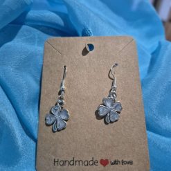 Hand made 4 leaf clover earrings (Copy)