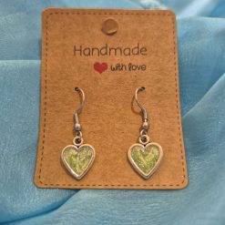 Hand made small heart earrings (Copy)