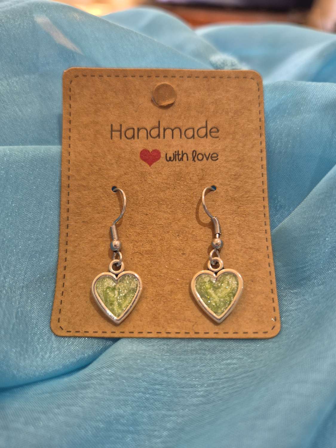 Hand made small heart earrings (Copy) Hand made small heart earrings (Copy)