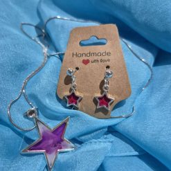 Hand made Star earrings and necklace set (Copy)