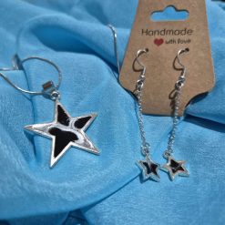Hand made Star earrings and necklace set (Copy)