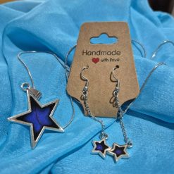 Hand made Star earrings and necklace set (Copy)