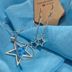 Hand made Star earrings and necklace set (Copy)