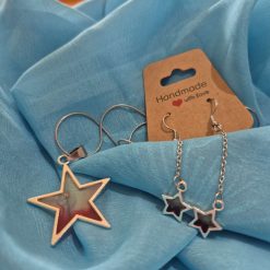 Hand made Star earrings and necklace set (Copy)