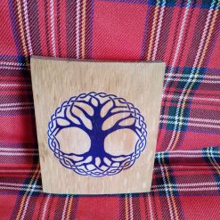 Celtic tree stave purple