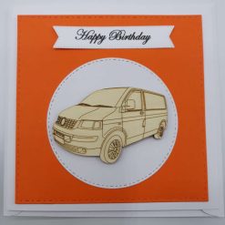 Handmade T5 Panel Van Birthday Card