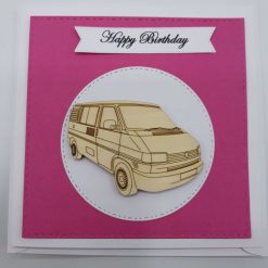 Handmade T4 Camper Birthday Card 6 Handmade T4 Camper Birthday Card 6