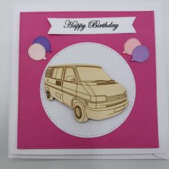 Handmade T4 Camper Birthday Card 5 Handmade T4 Camper Birthday Card 5
