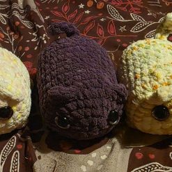 Crochet Loaf Cat Plushie: Handmade Kitten Toy, UKCA Tested - Custom Colours
