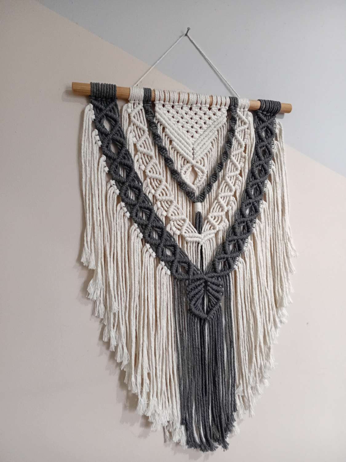 Macrame accessories holder Macrame accessories holder