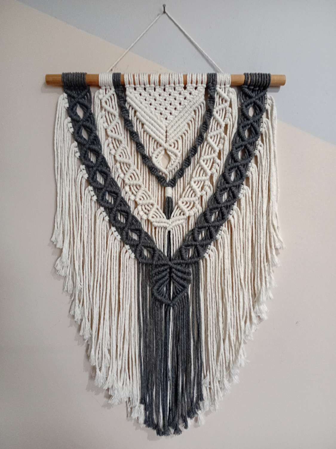 Macrame accessories holder Macrame accessories holder