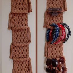 Macrame accessories holder
