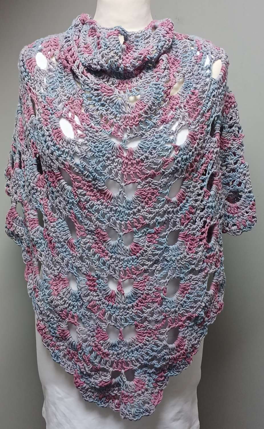 20260410_123411 Crochet Cotton Triangle Shawl/Scarf 1