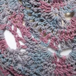Crochet Cotton Triangle Shawl/Scarf 1 Crochet Cotton Triangle Shawl/Scarf 5