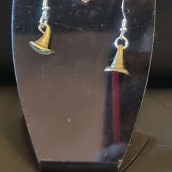Witches hat earrings on sterling silver hooks