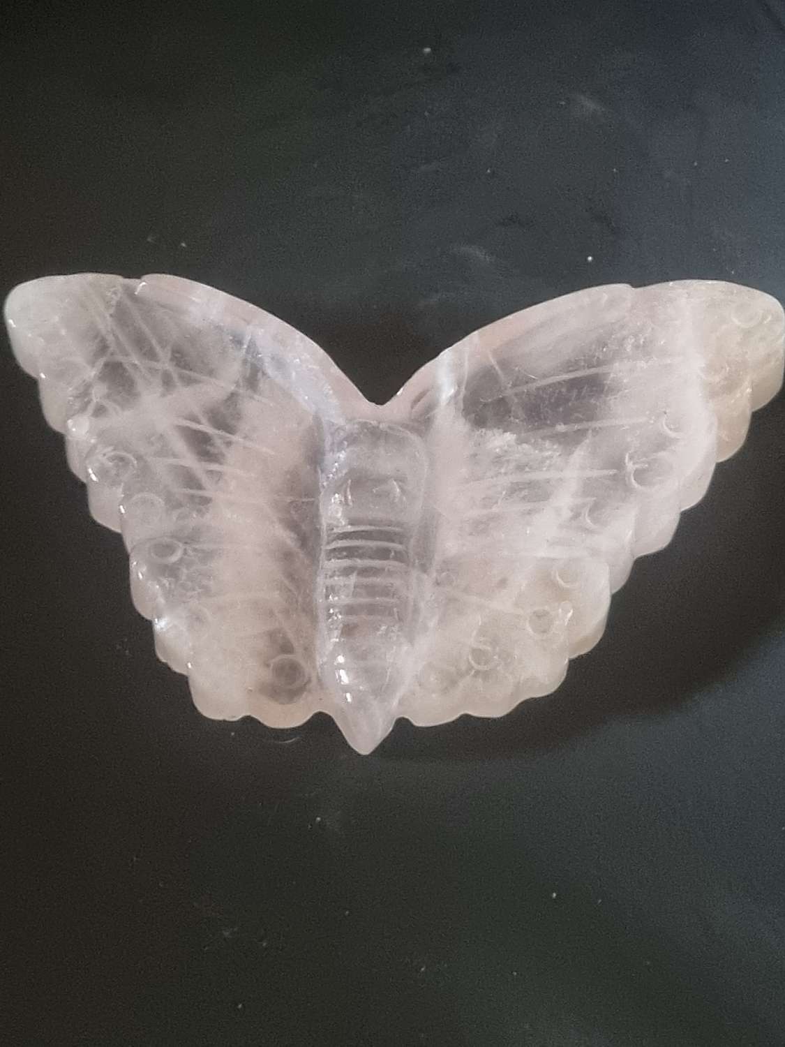 Rose quartz butterfly Rose quartz butterfly