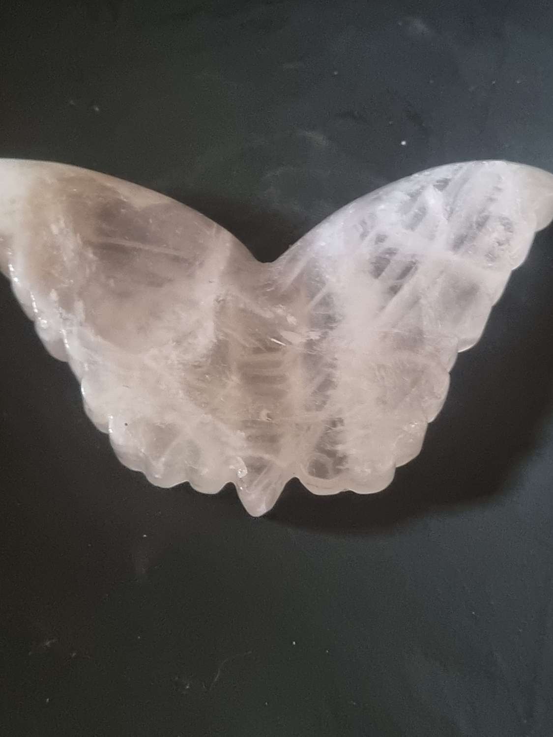 Rose quartz butterfly Rose quartz butterfly