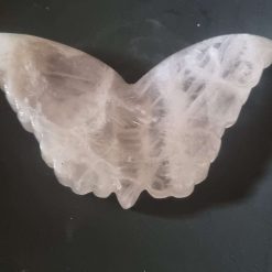 Rose quartz butterfly 3 Rose quartz butterfly 3