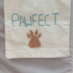 Handmade and felted tote bag
