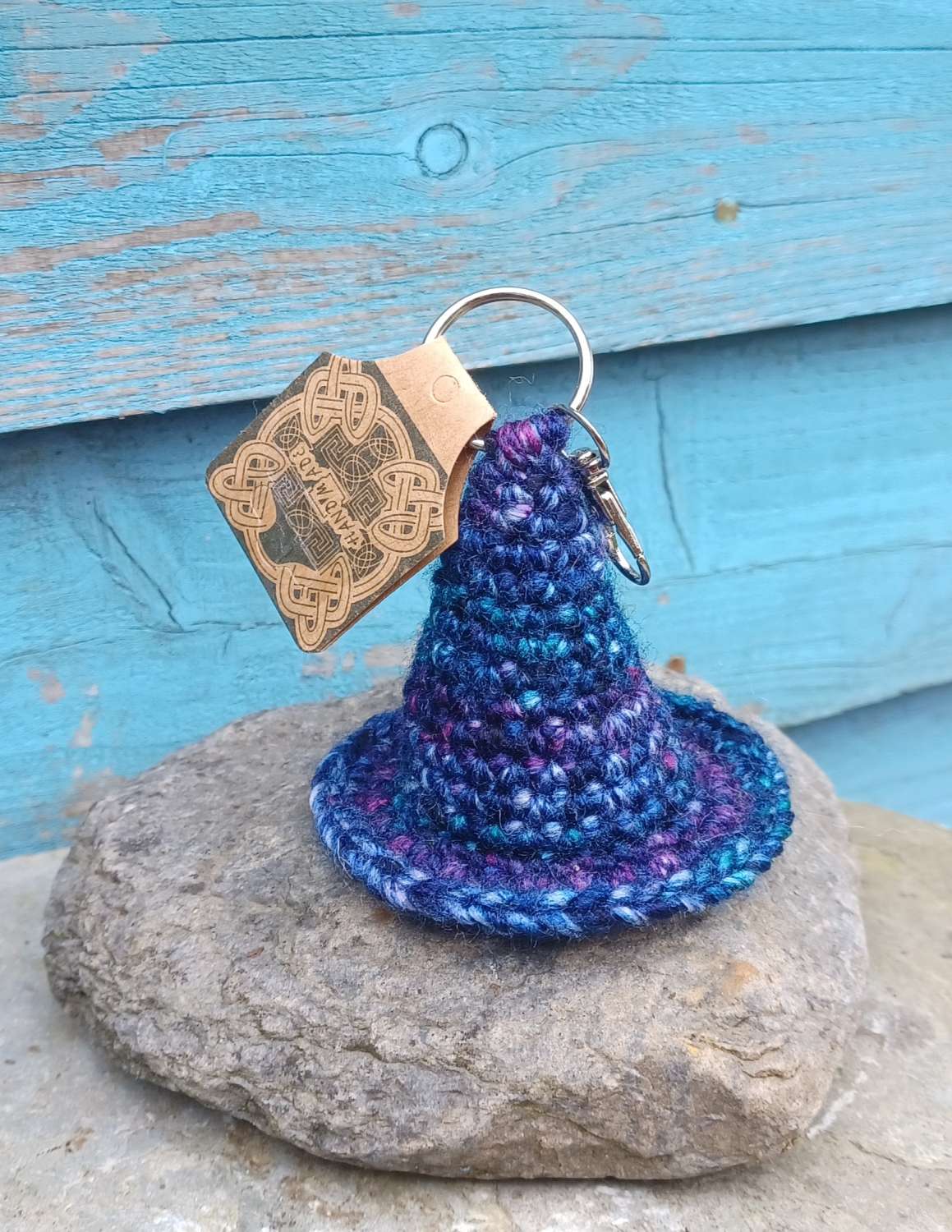 Crochet Witch Hat Keyring Ooak Handmade Cornish Crafts Gifts Crochet Witch Hat Keyring Ooak Handmade Cornish Crafts Gifts