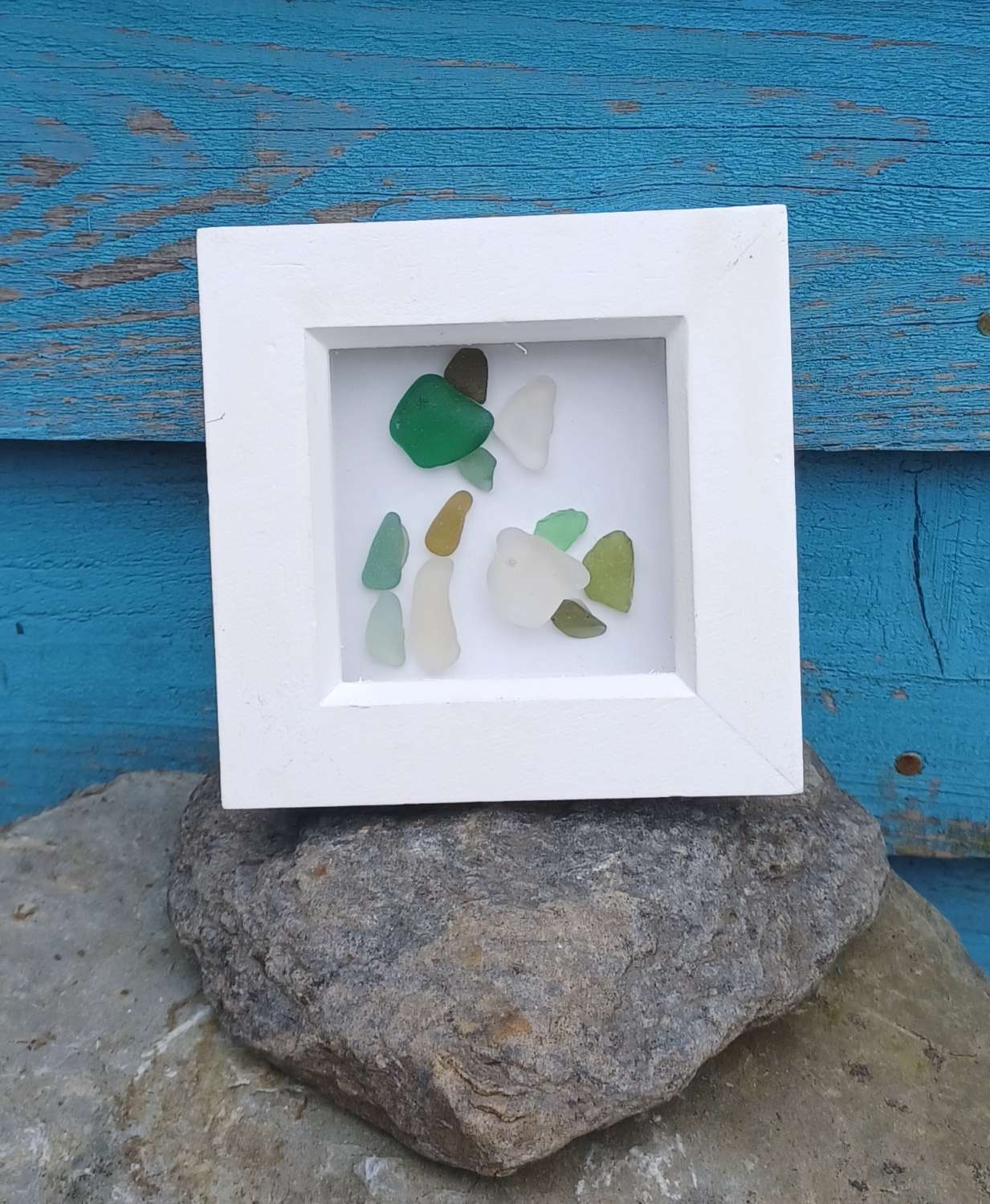 Small Fish Fishy Cornish Sea Glass Framed Picture Sealife Sea Beach Handmade Gift Small Fish Fishy Cornish Sea Glass Framed Picture Sealife Sea Beach Handmade Gift