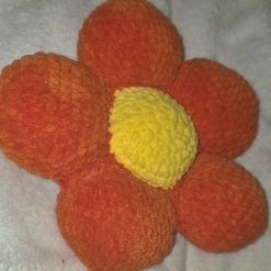 Hand crocheted cushion - 9 inch flower cushion - home decor