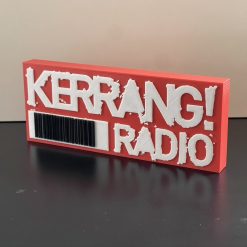 Kerrang! Rock Radio badge Logo Emblem - Wall / Shelf / Desk Display Decorative plaque