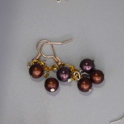 rainbow stripe Beaded Earrings length 2.2cm width 8mm