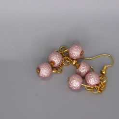 rainbow stripe Beaded Earrings length 2.2cm width 8mm