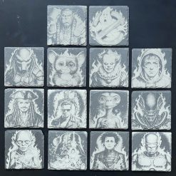 Unique Super Heroes Batman Slate Mat Engraved x4 Coaster Set #3 Man Cave Gifts 7