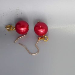 rainbow stripe Beaded Earrings length 2.2cm width 8mm
