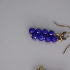 rainbow stripe Beaded Earrings length 2.2cm width 8mm