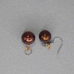 rainbow stripe Beaded Earrings length 2.2cm width 8mm