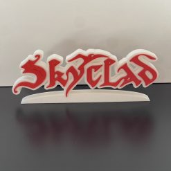 3D Skyclad Metal Rock White/Red Wall Shelf Desk Stand Display Decorative Man Cave Gift 2 3D Skyclad Metal Rock White/Red Wall Shelf Desk Stand Display Decorative Man Cave Gift 2
