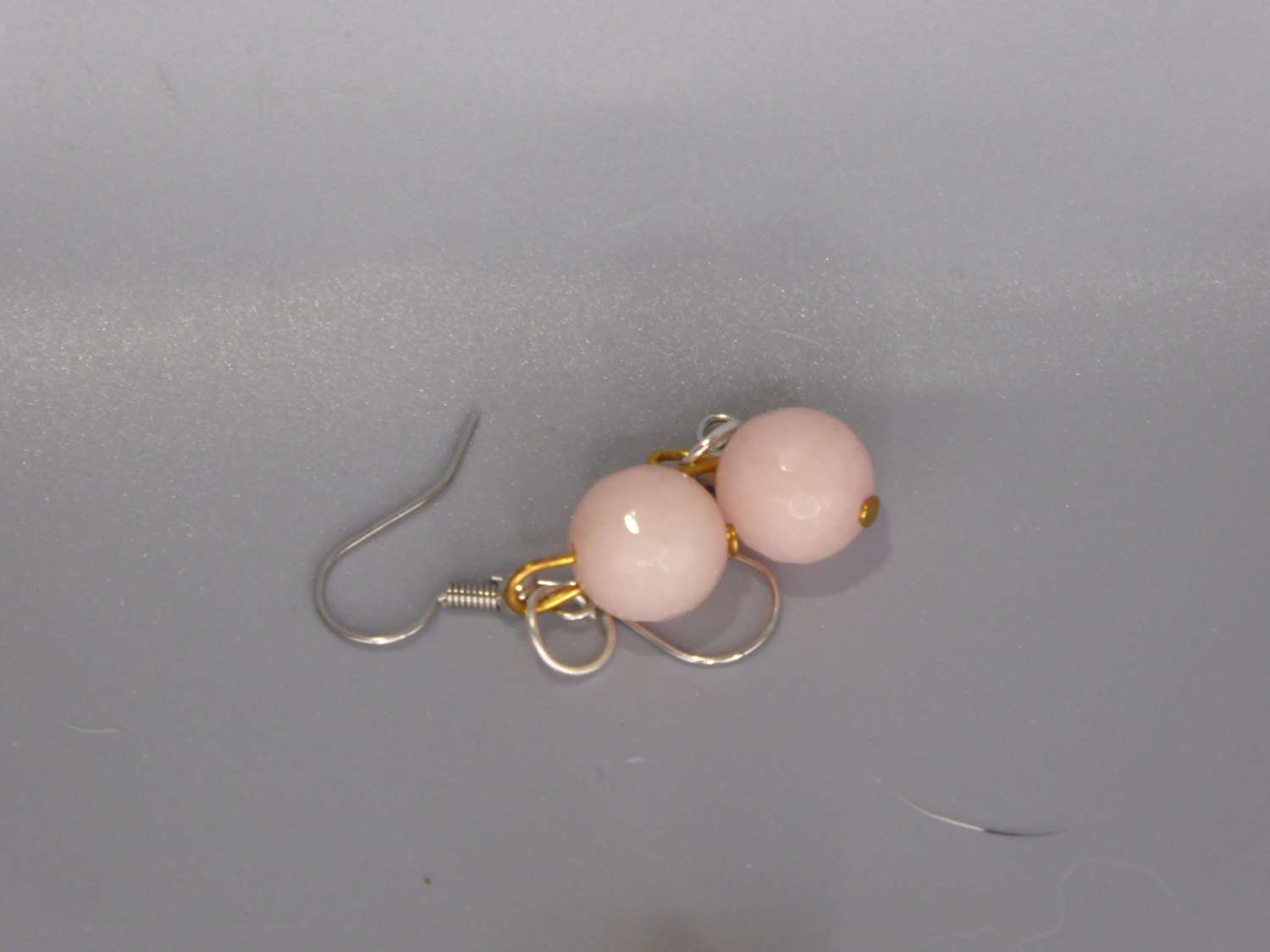 rainbow stripe Beaded Earrings length 2.2cm width 8mm rainbow stripe Beaded Earrings length 2.2cm width 8mm